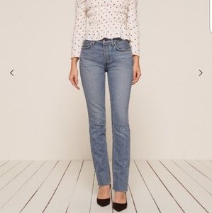 Reformation High Straight Jeans